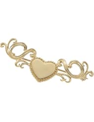 Heart Brooch 14K Yellow Gold 21.00X18.00 mm