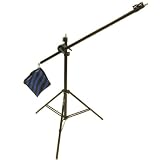 Opteka LBS700 Professional Photo/Video Veri-Angle 7-foot Boom Stand Boom Set with Light Stand, Boom Arm and Weight Bag