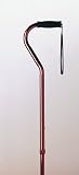 >Adjustable Aluminum Cane w/Offset Handle_RubbermaidFeatures cushioned grip and wrist strap. Height
