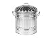 Kitchen & Housewares : Bretshaw Gbin01 Mini Dustbin Galvanised 25X28