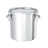 日東 ステンレスタンク テーパー付キャッチクリップ式密閉タンク(フタ付)20L TPCTH30