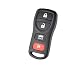 For Nissan 4 Buttons Remote Keyless Car Case Shell EX35 FX35 Maxima Altima Armada 350z No Chips Insi