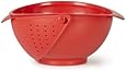 Umbra Rinse Bowl and Strainer, Red
