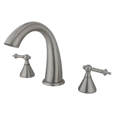 Roman Tub Filler with Satin Nickel
