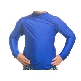 Beach Depot Toddler SPF 50+ Royal Blue Long Sleeve Rash Guard 
