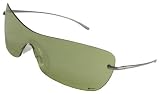 Nike Linear Soft Shield Sunglasses, EV0190-003, Silver Flexon Frame/ Green Lenses / Silver Flash
