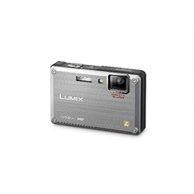 Panasonic Lumix DMC-TS1 12MP Digital Camera with 4.6x Wide Angle MEGA Optical Image Stabilized Zoom and 2.7 inch LCD (Silver)