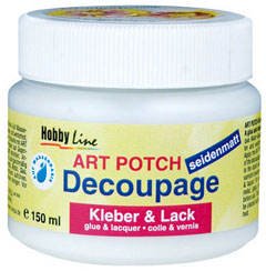 Hobby Line 48252 - Art Potch Decoupage Kleber und Lack seidenmatt 250 ml Preisvergleich