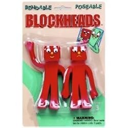 Gumby - Blockheads Bendable Figures Set