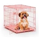 MidWest Single Door Dog iCrate, 24-Inch, Pink