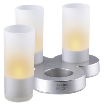 Childrens Toyshop  Kitchen & Housewares : Philips Imageo LED Rechargeable Candle Lights