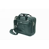 Toshiba 14-Inch Leather Envoy Checkpoint Friendly Leather Case for Notebooks (Black)