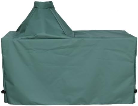 Cowley Canyon Brand Large Ceramic Egg Type Kamado Table Cover, 60"L-27"W-31"H. Fits Large Big Green Egg, Kamado Joe Classic and others.