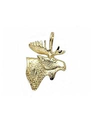 14K Gold MOOSE HEAD