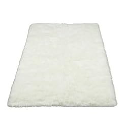 Polar Bear | Bear Collection | Faux Fur Rug | 3 foot X 5 foot