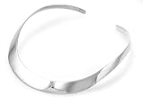 Sterling Silver Choker Necklace - High Polished
