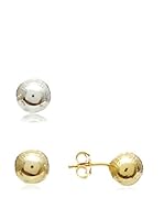 Córdoba Joyeros Pendientes Dúo De Bolas Bicolor