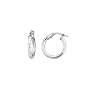Karat Platinum 15 mm Hoop Earrings