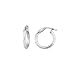 Karat Platinum 15mm Hoop Earrings
