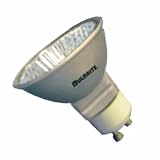 Bulbrite 638031 - FMW/GU10/SLV - 35 Watt Silver Backed MR16 Halogen Light Bulb, 120 Volt, GU10 Base