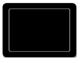 Jason Embassy Black Placemats - Set of 4 (Large)
