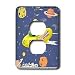 Londons Times Space The Final Frontier Cartoons - UFO Baby On Board - Light Switch Co...