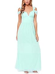 V-neck Lace Draped Cocktail Floor Length Chiffon/Polyester Club Dress/Evening Dress/Prom Dress/Wedding Party Dress 