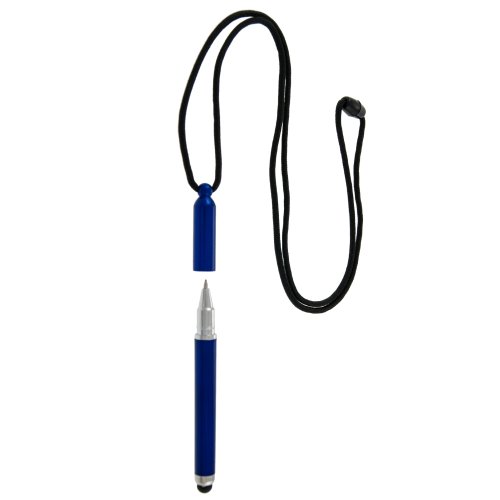 Monteverde S-112 Stylus Touch Pen with Safety Clasp Blue