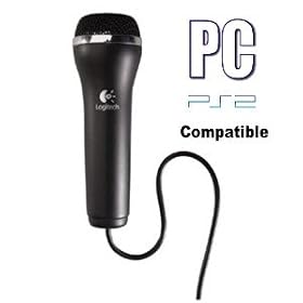 New Logitech - Sony Playstation 2 and Pc USB Microphone by Roger Enterprises