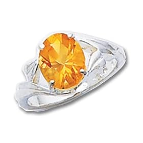 Buy Sterling Silver Citrine ring by A Great Jewelry Co.