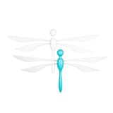Boon 2 Pack Fli Ceiling Mounted Dragonfly Mobile, Blue Raspberry/Coconut