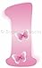 Wall Letter Stickers Custom Name Decals Girls Personalized Initial Baby Nursery Kids Room Decor Child Playroom Bedroom Home Vinyl Alphabet Removable Peel Stick Butterflies (Letter l Pink Butterfly)