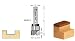 Amana 45475-S PLUNGE 3/8" DIA. W/BBx 1/4"SHK