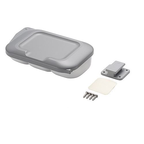 小出し餌箱ＣＯＭＰＥ（ネジ固定式ホルダー２セット付）　ＣＳ－７０１Ｇ　ホワイト