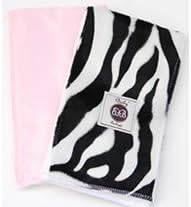 Burp Cloth and Baby Burpies (Set of 2) (Zebra Black/white Pink)