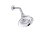 KOHLER K-10284-CP Forte Multifunction Showerhead, Polished Chrome