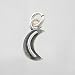 Jewelry : Little Sterling Silver Crescent Moon Charm, #9215