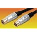 Pure OFC RF Aerial Coaxial Lead Gold OFC Male to Female Extension 2m