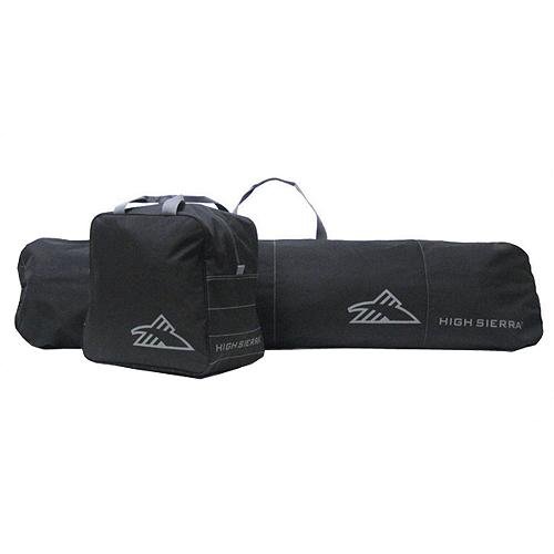 High Sierra Snowboard Sleeve And Boot Bag Combo, Black