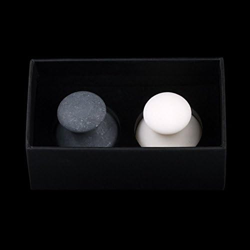 TGS Gens Natural Mushroom Massage Stones Basalt &amp; White Marble Health and Fitness Body Pressure Trigger Point Massage With 2Pcs