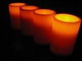 Flameless LED Candles; 4 Inch Round Pillar Wax Candles, Set of 4 31RhdAskW5L. SL160 Flameless LED Candles; 4 Inch Round Pillar Wax Candles, Set of 4
