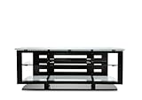 BDI Icon 9428, Triple-Wide Open TV Stand, Gloss Black