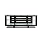 BDI Icon 9428, Triple-Wide Open TV Stand, Gloss Black