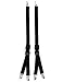 Made in USA Shirt Stays Y Style with Non-slip Locking Clamps One Size-black/office Suit/dress Up/formal Dress/dressy