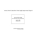 Review of the St. Johns River Water Supply Impact Study: Report 1