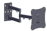Arrowmounts AM-P20B Cantilever Retractable Wall Mount for Flat Panel TVs, Black