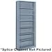 Lyon PP904210 Splice Channel for Counter High Contemporary Bookcase, 42" Height, Putty