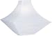 White 12 Inch Fine Line Pagoda Paper Lantern