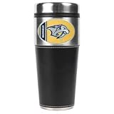 NHL Nashville Predators 16oz Travel Tumbler with Black Sleeve