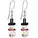 Handcrafted Austrian Crystal Snowman Earrings